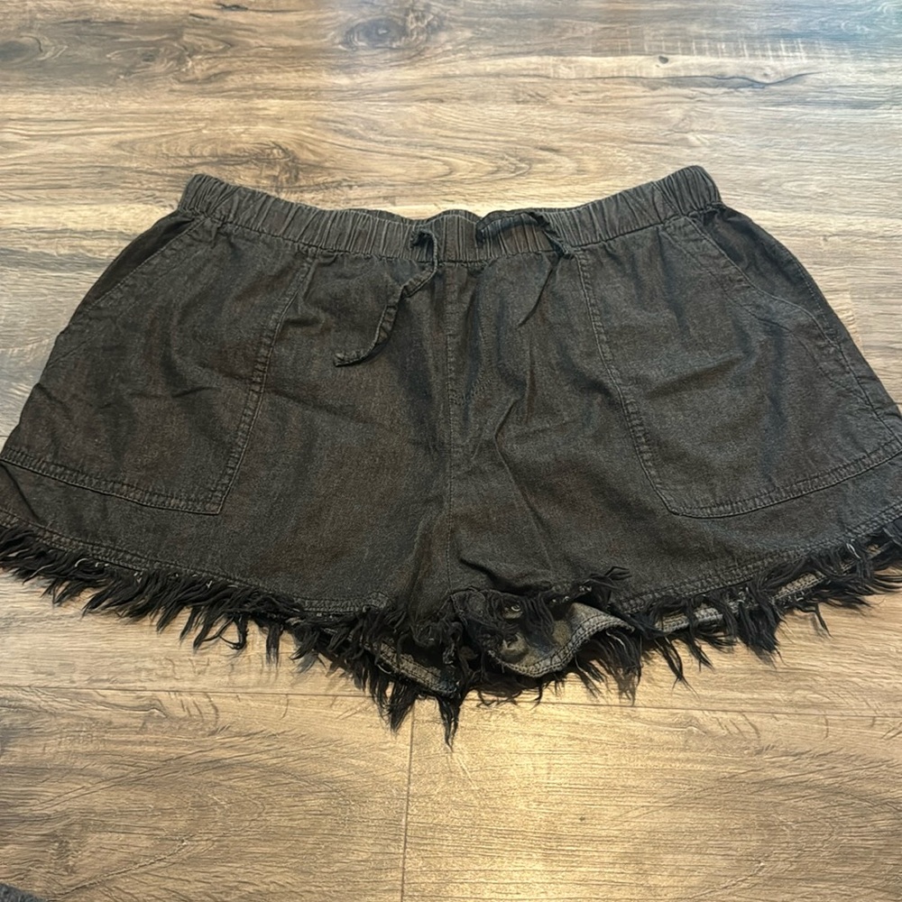 Frayed shorts